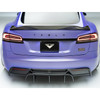 Vorsteiner VRS Tesla Model S Plaid Aero Rear Diffuser Carbon Fiber PP 2x2 Glossy