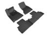 3D Maxpider 17-18 Maserati Levante Kagu Floor Mat- Black R1 R2 L1MR00401509