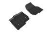 3D MAXpider 15-22 Ford F150 Supercrew Hybrid Insert Kagu 1st Row Floormat for L1FR08304609 - Black