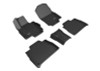 3D MAXpider 20-22 Mercedes-Benz GLE-Class 5-Seat Kagu 1st & 2nd Row Floormat - Black