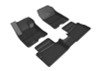 3D MAXpider 2022 Ford Maverick Hybrid  Kagu 1st & 2nd Row Floormat - Black