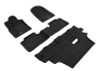 3D MAXpider 2012-2021 Dodge Durango 7-Seat Elegant 1st 2nd & 3rd Row Floormats - Black