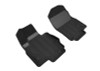 3D MAXpider 20-21 Mercedes-Benz GLE/GLS-Class Elegant Hybrid 1st Row Floormat - Black