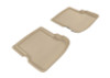 3D MAXpider 1998-2010 Volkswagen BeeTLe Kagu 2nd Row Floormats - Tan