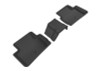 3D MAXpider 2017-2019 Infiniti QX30 Kagu 2nd Row Floormats - Black