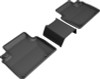 3D MAXpider 2018-2019 Honda Clarity Plug-in Hybrid Kagu 2nd Row Floormats - Black