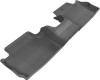 3D MAXpider 2013-2017 Honda Accord Coupe Kagu 2nd Row Floormats - Black