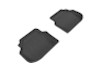 3D MAXpider 2011-2014 BMW 5 Series F10 Kagu 2nd Row Floormats - Black