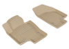 3D MAXpider 2006-2010 Volkswagen Passat Kagu 1st Row Floormat - Tan