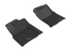 3D MAXpider 2016-2017 Toyota Tacoma Access Cab/Double Cab Kagu 1st Row Floormat - Black