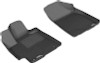 3D MAXpider 2008-2013 Toyota Highlander Gas Kagu 1st Row Floormat - Black