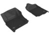 3D MAXpider 2016-2019 Nissan Titan Crew Cab Kagu 1st Row Floormat - Black