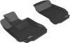 3D MAXpider 2008-2014 Mercedes-Benz C-Class W204 Kagu 1st Row Floormat - Black
