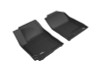 3D MAXpider 2018-2020 Kia Rio/Rio 5-Door Kagu 1st Row Floormat - Black