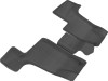 3D MAXpider 20132018 Mercedes-Benz GLS-Class/GL-Class X166 Kagu 3rd Row Floormats - Black