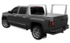 Access ADARAC Almnm Uprights 12in Vert Kit (2 Uprights w/ 1 66in Cross Bar) Matte Black Truck Rack