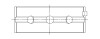 ACL Toyota 1RZ, 2RZ, 2TZ, 3RZ Inline 4 .25mm Oversized High Performance Main Bearing Set