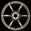 Advan RGIII 17x9.0 +45 5x114.3 Racing Gold Metallic Wheel