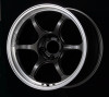 Advan RG-D2 15x8.0 +28 4x100 Machining & Black Gunmetallic Wheel