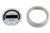 AEM X-Series Tru-BoostX Boost Controller Gauge Accessory Kit - Silver Bezel & White Faceplate