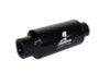 Aeromotive In-Line Filter 10AN 10 Micron Microglass Element Bright-Dip Black 2in OD