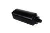 Aeromotive In-Line Filter - (AN-6 Male) 40 Micron Stainless Mesh Element Bright Dip Black Finish