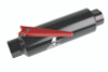Aeromotive In-Line AN-10 Filter w/Shutoff Valve 100 Micron SS Element - Black Anodize Finish