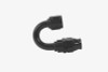 Aeromotive PTFE Hose End - AN-08 - 180 Deg - Black Anodized