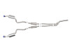 aFe POWER Takeda 16-17 Lexus IS200t L4-2.0L (t) 2.5in-3in 304 SS CB Exhaust w/ Blue Tip