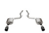 Corsa 2024 rd MustangGT Touring Axle-Back Ex.Sys 3.0in Dual Rear Exit w/4.5in Blk PVD StraightCutTip