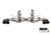 Corsa 2020-2024 Chevrolet Corvette C8 RWD 3in Valved Cat-Back w/4.5in Carbon Fiber Black PVD Tips