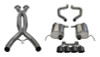 Corsa 15-19 Chevy Corvette Z06 3in Cat Back Exhaust Black Pro-Series Quad 4.5in Tip (Xtreme