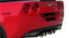 Corsa 2012-2013 Chevrolet Corvette C6 ZR1 Sport Cat-Back Dual Rear Exit w/ Twin 4.0in Pol Tips