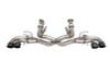 Corsa 2020-2024 Corvette C8 3in Valved Cat-Back 4.5in Blk Quad Tips - Fits Factory NPP Exhaust