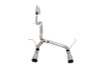 Corsa 2007-2018 Jeep Wrangler JKU 3.6L Sport 2.75in Cat-Back Exhaust w/ Single 4in Tips