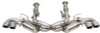 Corsa 20-24 Corvette C8 3in Valved Cat-Back 4.5in Pol Quad Tips Fits Factory Perf Exhaust DeletesAFM