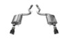 Corsa 2015-2017 Ford Mustang GT 5.0 3in Axle Back Exhaust Black Dual Tips (Touring)