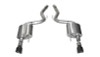 Corsa 2015-2017 Ford Mustang GT 5.0 3in Axle Back Exhaust Black Dual 4.5in Tip Sport