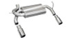 Corsa 2007-2011 Jeep Wrangler 3.8L/12-14 Wrangler 3.6L Polished Sport Axle-Back Exhaust