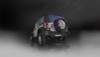Corsa 2007-2011 Jeep Wrangler 3.8L/12-14 Wrangler 3.6L Polished Sport Axle-Back Exhaust