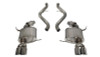 Corsa 2008-2012 BMW M3 Convertible E93 Polished Sport Cat-Back Exhaust