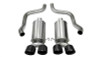 Corsa 2005-2007 Chevrolet Corvette C6 6.0L V8 Black Xtreme Axle-Back Exhaust