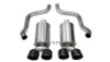 Corsa 2005-2007 Chevrolet Corvette C6 6.0L V8 Black Xtreme Axle-Back Exhaust