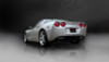 Corsa 2005-2007 Chevrolet Corvette C6 6.0L V8 Black Sport Axle-Back Exhaust