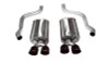 Corsa 2009-2013 Chevrolet Corvette C6 6.2L V8 Black Sport Axle-Back Exhaust