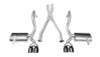 Corsa 1997-2004 Chevrolet Corvette C5 Z06 5.7L V8 Black Xtreme Cat-Back + XO Exhaust