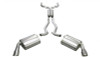 Corsa 2010-2015 Chevrolet Camaro Convertible RS 3.6L V6 Polished Sport Cat-Back + XO Exhaust