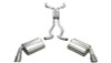 Corsa 2010-2015 Chevrolet Camaro Coupe SS 6.2L V8 Auto Polished Sport Cat-Back + XO Exhaust
