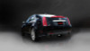 Corsa 2009-2014 Cadillac CTS Sedan V 6.2L V8 Black Sport Axle-Back Exhaust