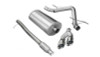 Corsa 2010-2013 Chevrolet Silverado Crew Cab/Short Bed 1500 4.8L V8 Polished Sport Cat-Back Exhaust
